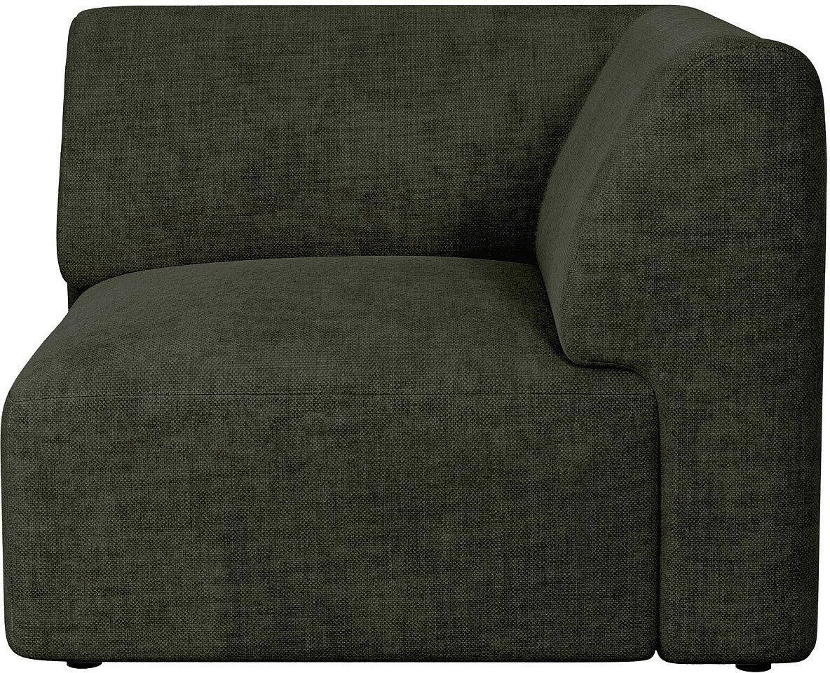 Unique Módulo sillón de esquina en tela verde - POGNI de Maison Céphy