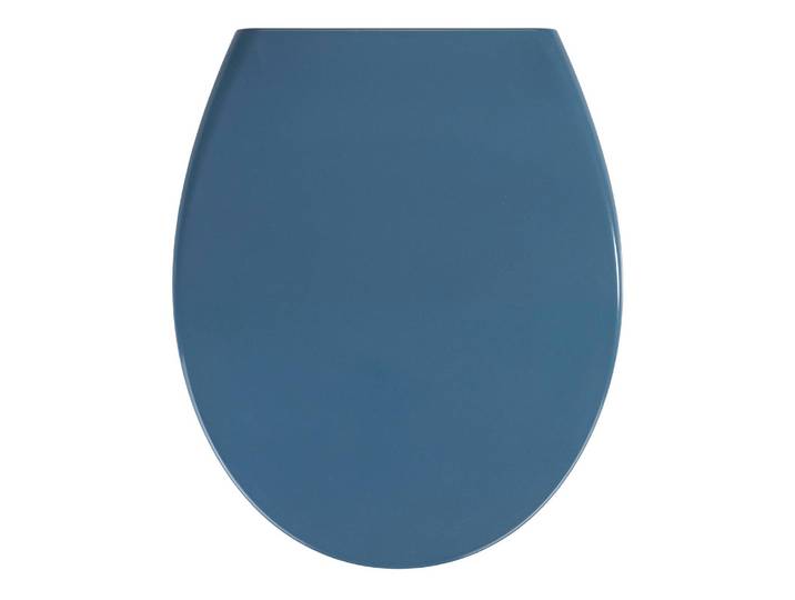 Premium WC-Sitz Duroplas Befestigung: Edelstahl rostfrei Blau/Blau 38 x 45 x 38cm