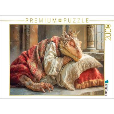 CALVENDO Puzzle Drachen | 2000 Teile Lege-Größe 90x67cm Foto-Puzzle für glückliche Stunden