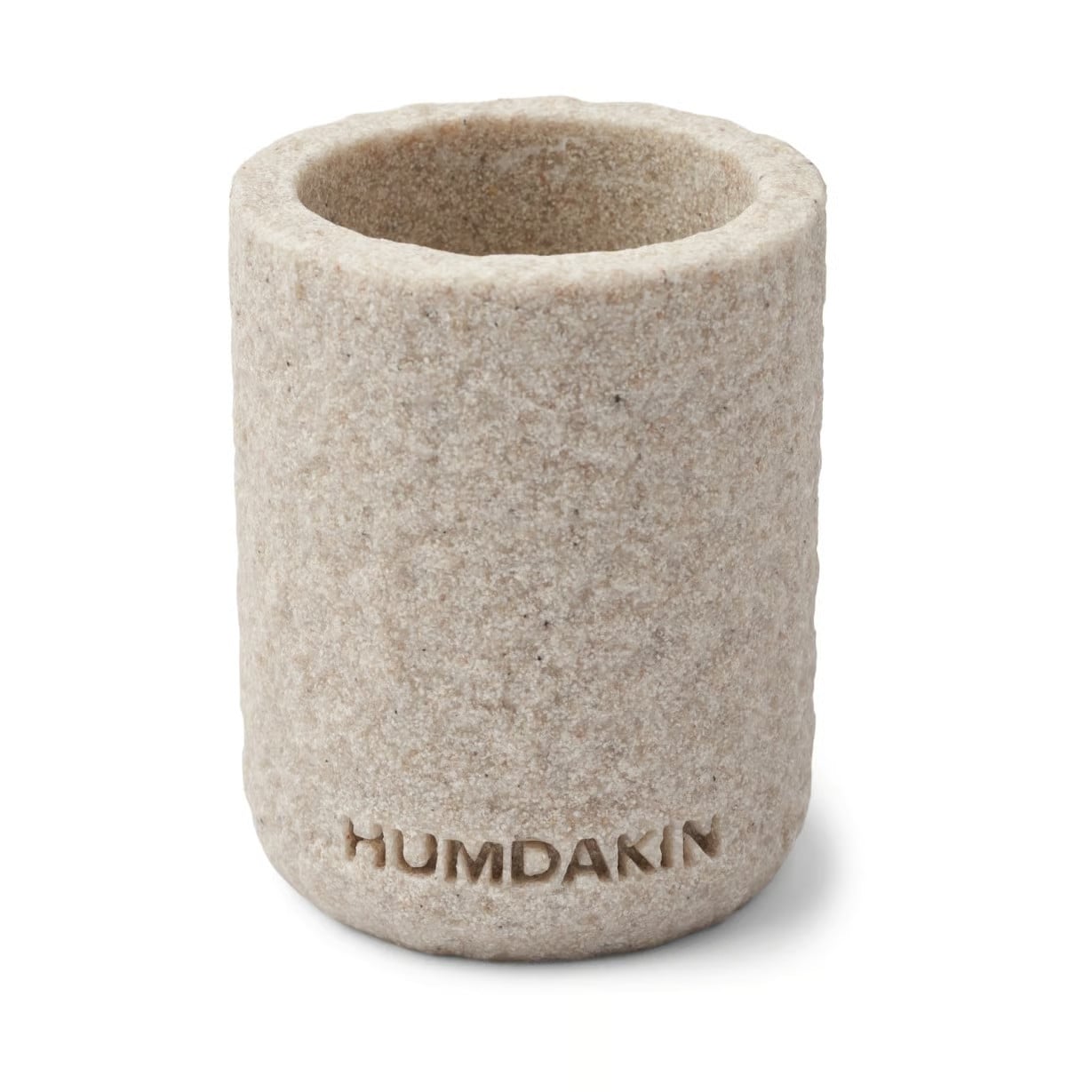 Humdakin Sandstone tandenborstelbeker Natural 10 cm