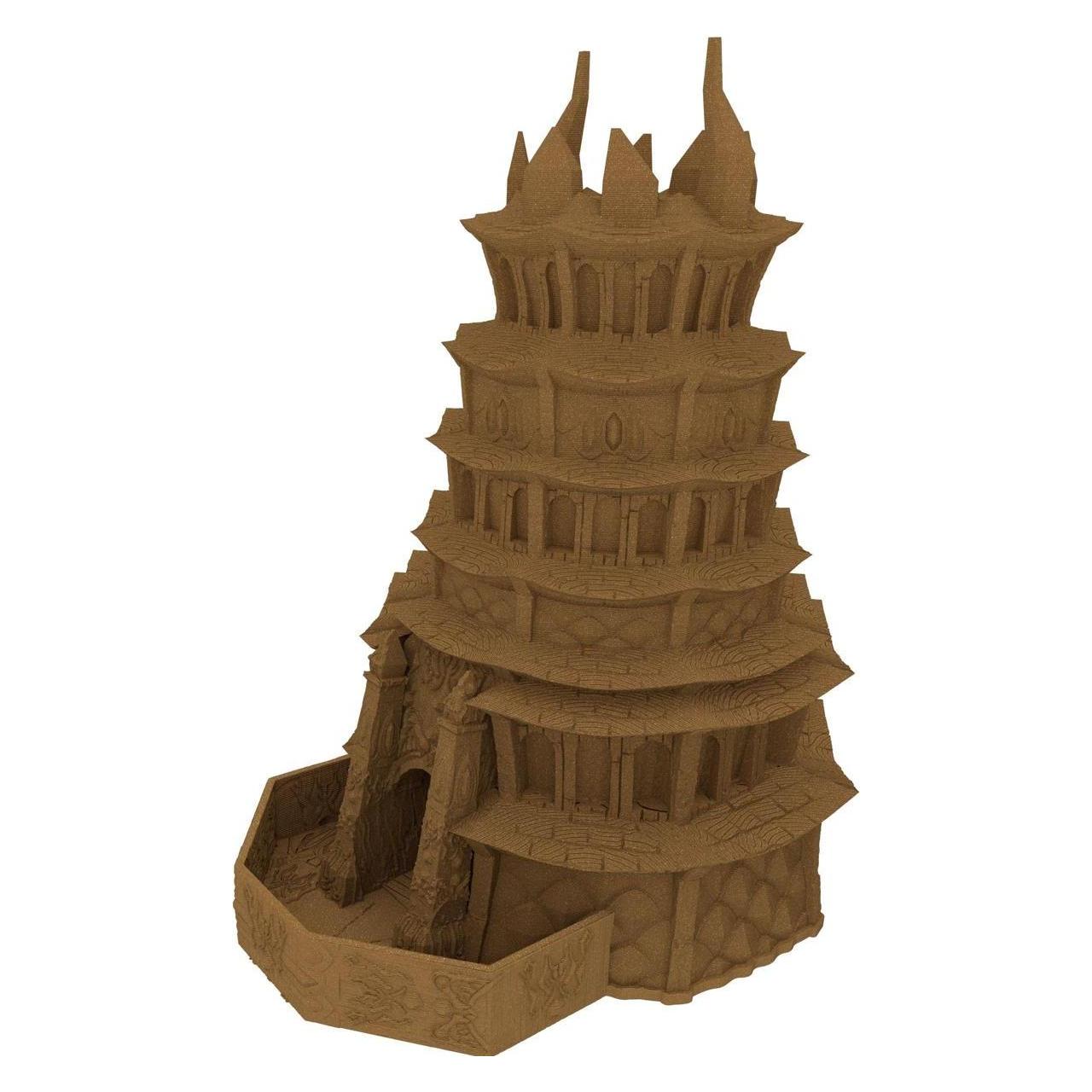 Feldherr Fates End Würfelturm Drow gold, 3D gedrucktes Spielzubehör (Kunststoff) (376920)