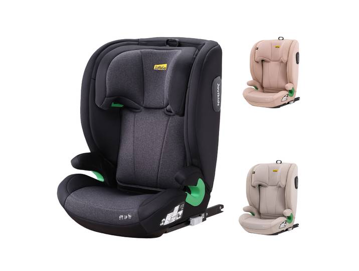 Siège rehausseur à dossier haut Jovikids LEON, protection intégrale – i-Size, 100-150 cm, pour nourrissons et enfants