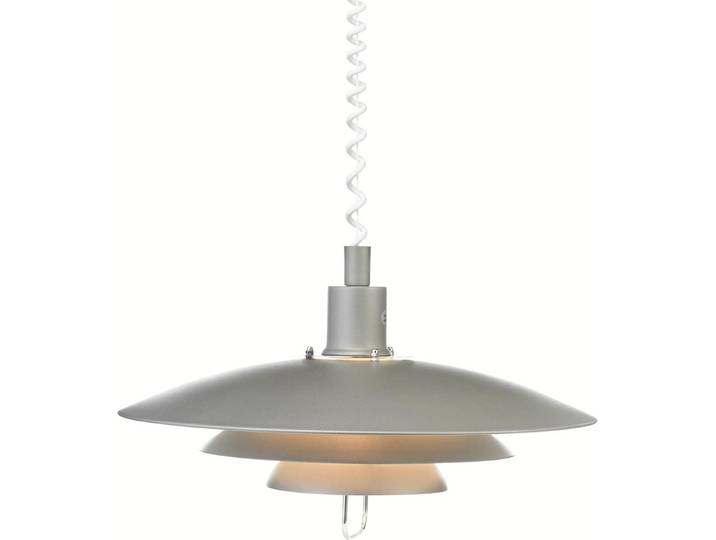 KIRKENES Pendentif gris clair 1 ampoule