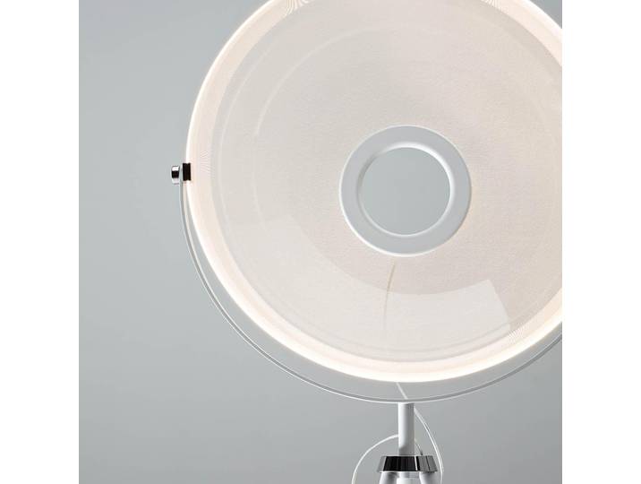 Lampadaire LED Demi Moon, blanc, hauteur 196 cm - Stilnovo - Salon / séjour - Design - Aluminium - Trépied