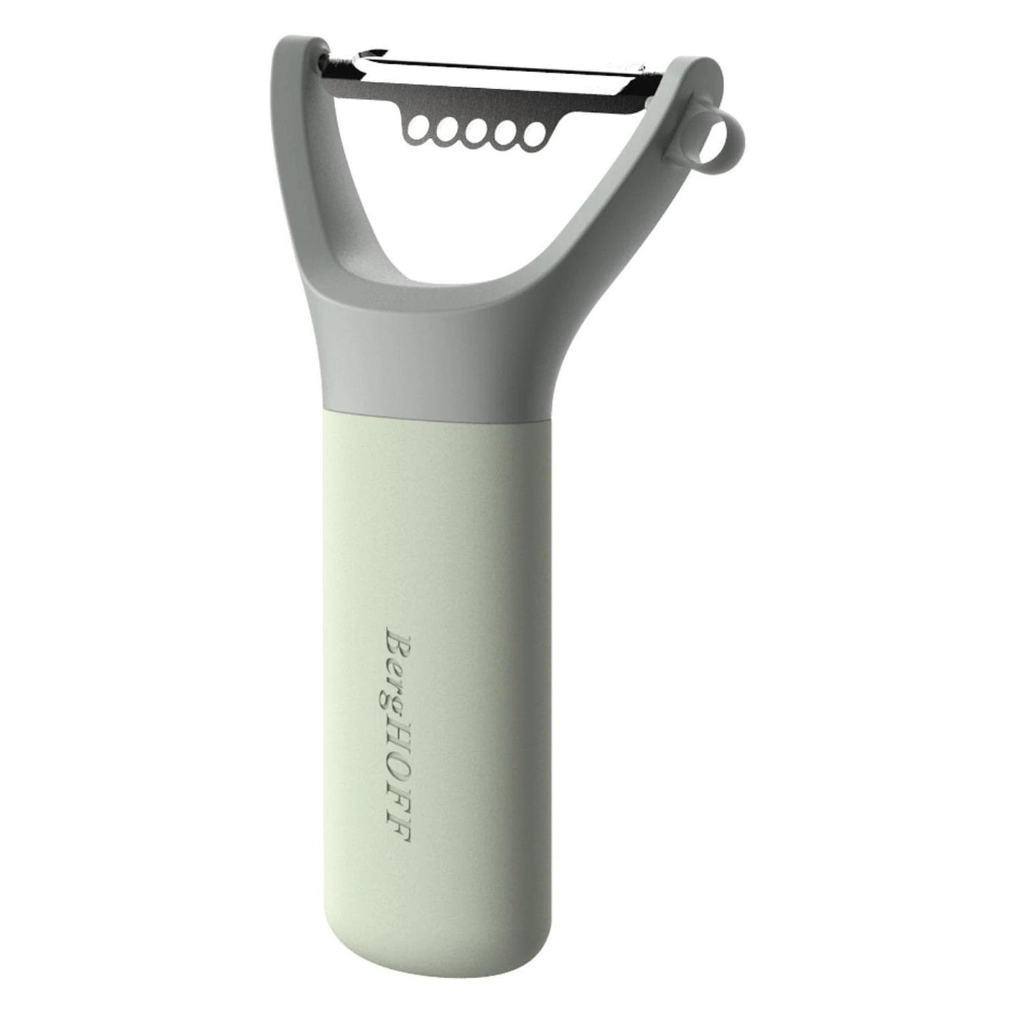 BergHoff Sparschäler mit Zester Leo Balance Grau/Grün (3950419)