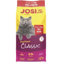 JosiCat Sterilised Classic 1x18 kg