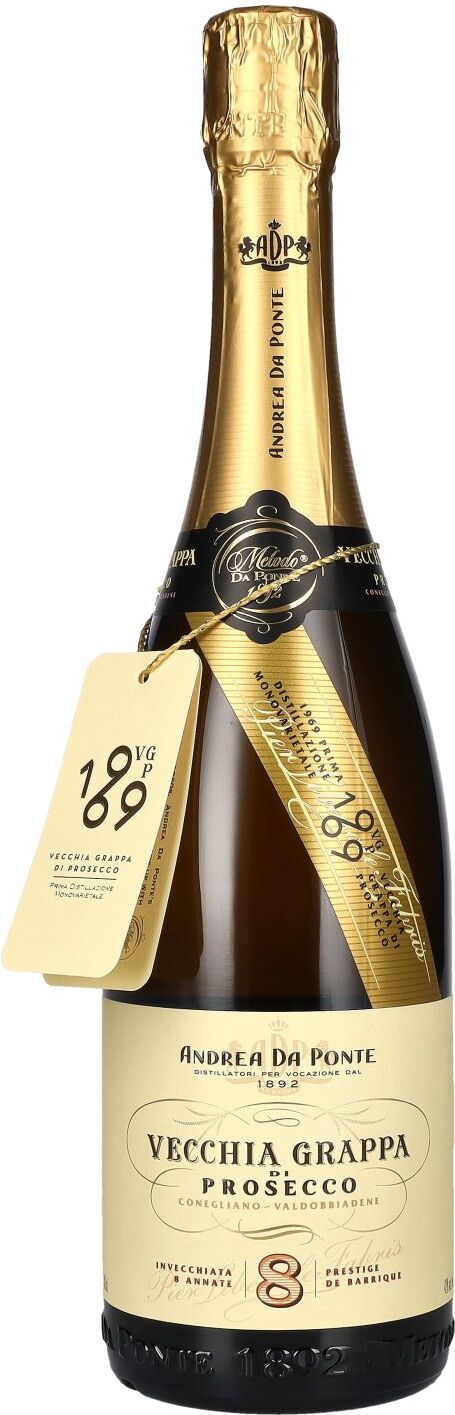 Andrea Da Ponte Vecchia Grappa di Prosecco 8 Annate 42% Vol. 0,7l