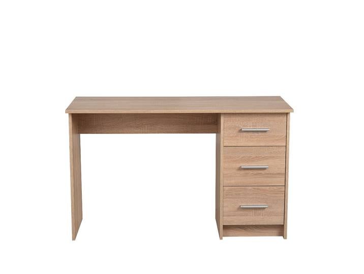 Schreibtisch HOME AFFAIRE Tales , braun (sonoma eiche), B:121cm H:74,5cm T:50cm, Tische, Schreibtisch, gut geeignet für das Home Office