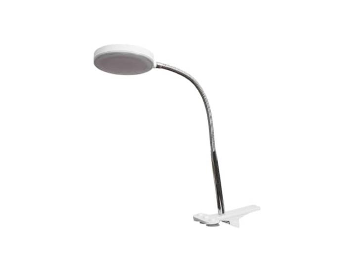 Lindby LED Klemlamp Milow (modern) in Wit uit kunststof o.a. voor werkkamer/kantoor, inclusief lichtbron - bureaulamp tafellampje leeslamp