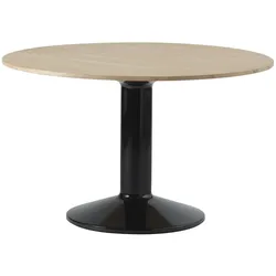 Muuto Midst Tisch, Ø 120 cm, eiche geölt / schwarz