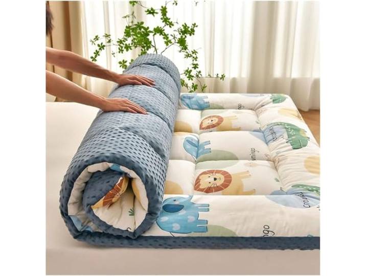 CFDZCP Tatami bodenmatratze Japanische Futonmatratze, 100% Baumwolle, Aufrollbare SchlafunterlageBodenliege for Kinderzimmer, Hautfreundliche, Atmungsaktive(O,120x200cm)
