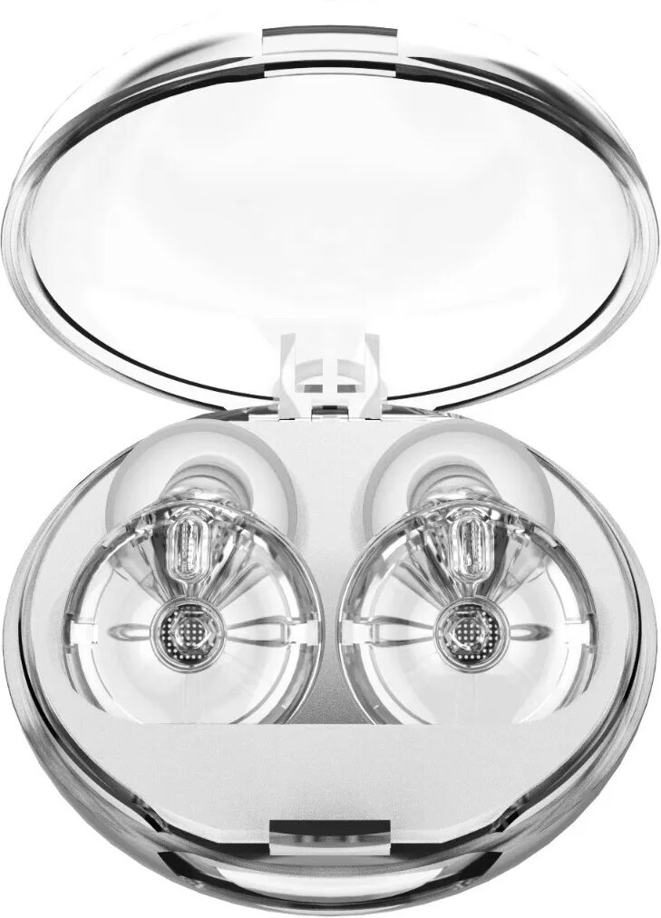 INF Verstellbare Donut-Transparente Silikon-Ohrstöpsel – 3-stufige Lärmminderung, NRR 25-28 dB für Schlaf, Konzerte und Büro