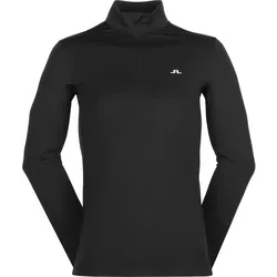 J. LINDEBERG Layer Luke Quarter Zip, schwarz