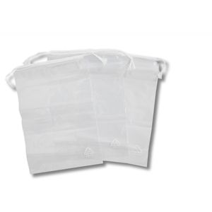 dm-folien Flachbeutel 300 x 370mm, transparent, mit Kordelzug, Kunststoff, 1000 Stück