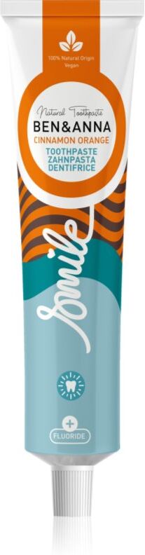 BEN&ANNA Toothpaste Cinnamon Orange dentifrice naturel 75 ml