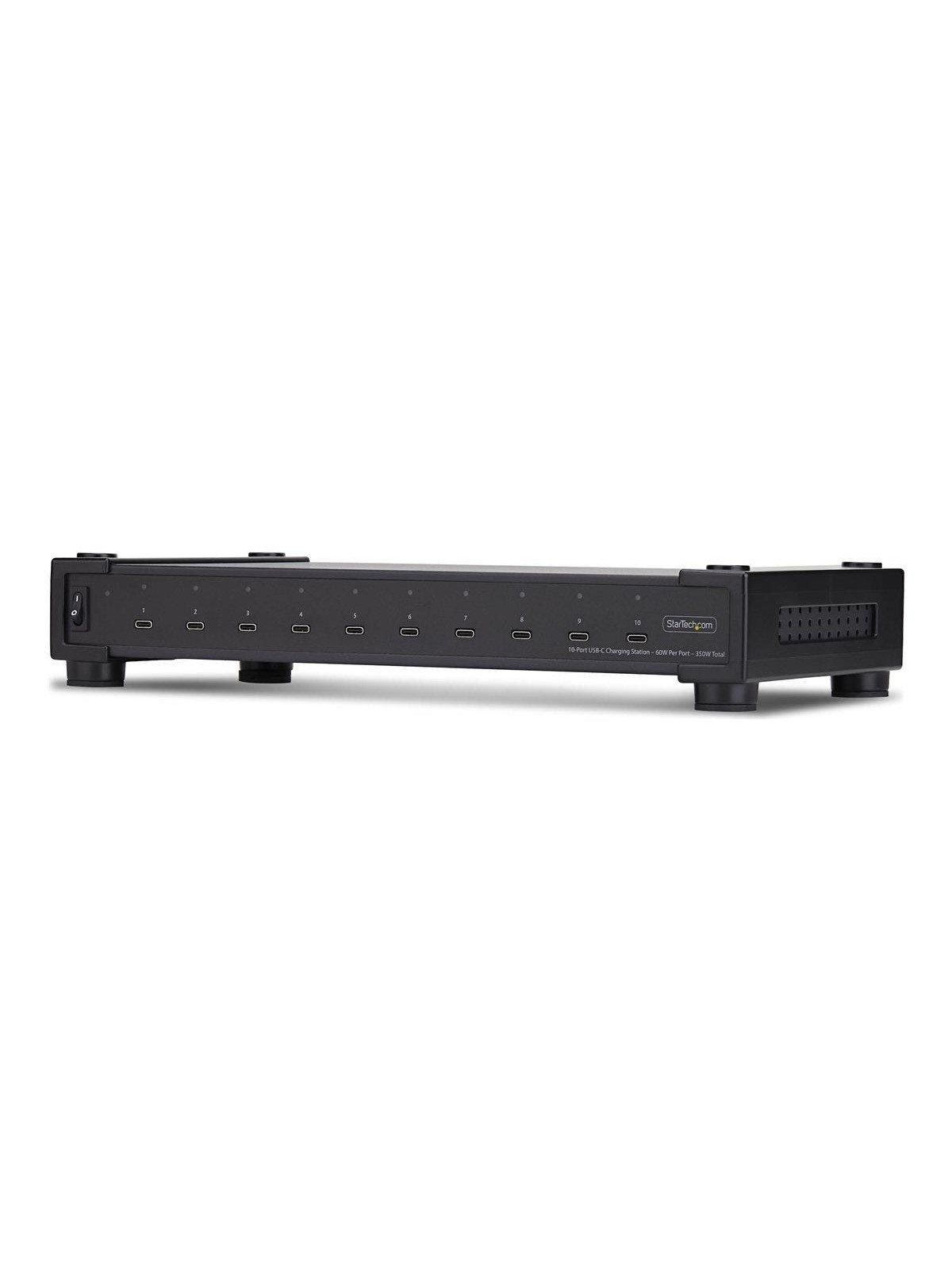 StarTech.com - hub - 10 ports - rack-mountable USB-Hubs - 10 - Schwarz