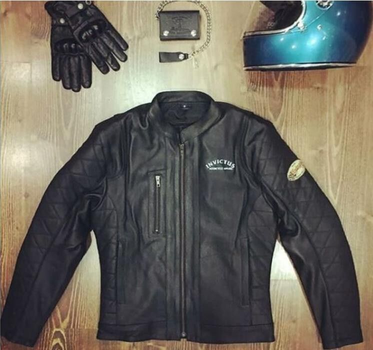 INVICTUS MOTO APPAREL INV.HECTOR BLACK S Lederjacke