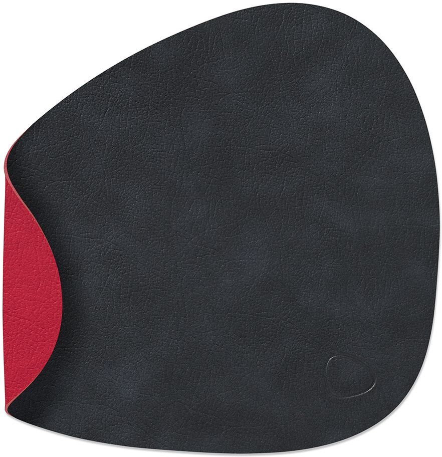 Lind DNA Tovaglietta Double Curve Cloud Black/ Cloud Red 24x28 cm