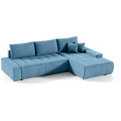 ECKSOFA Jonas 4 Sitzplätze Blau