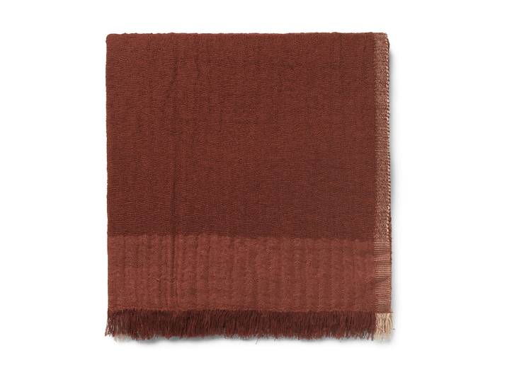 Ferm Living Plaid Weaver 120x170 cm Marron rouge