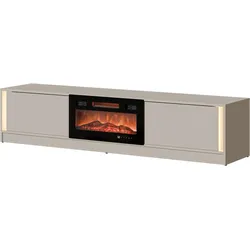 TV-LOWBOARD Mizu mit Kamin