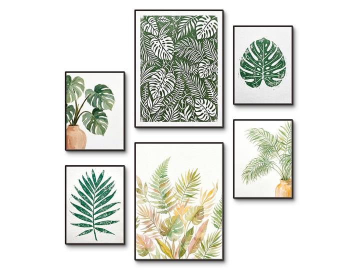 Wandbild GOODPRODUCT Green Living , grün (farbe bild(er): grün), B:60cm H:45cm T:0,1cm, Papier, Bilder, Wandbild, in verschied. Grössen
