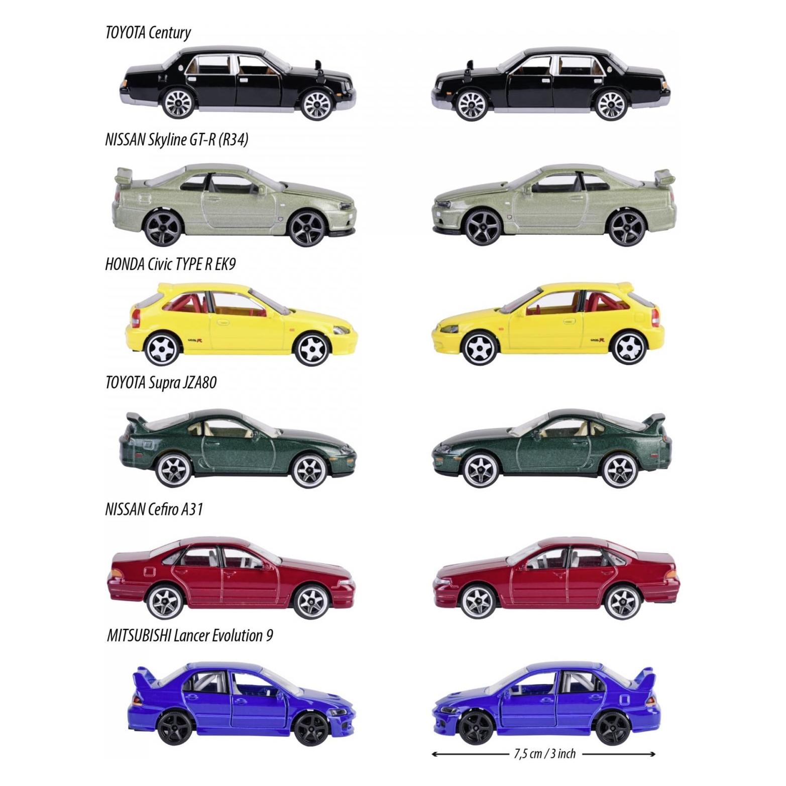 Majorette Japan Series Premium Cars, 6-sort. (212051029)
