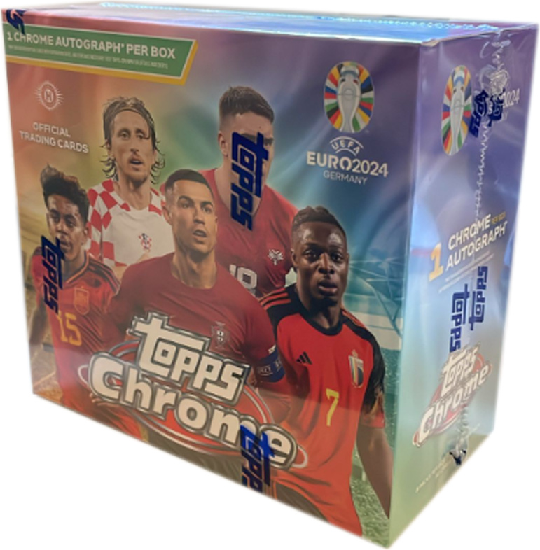 Topps Chrome UEFA EURO 2024 Hobby Box EN