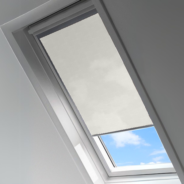 Stores-et-Rideaux.com Store compatibles avec les fenêtres de toit VELUX Tamisant Uni - polyester - fabrication française - design épuré