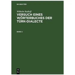 Radloff:Wilhelm Radloff: Versuch eines, Sprachbücher von Wilhelm Radloff