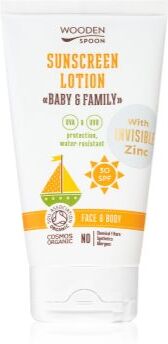 WoodenSpoon Baby & Family leite solar protetor SPF 30 150 ml. Baby & Family