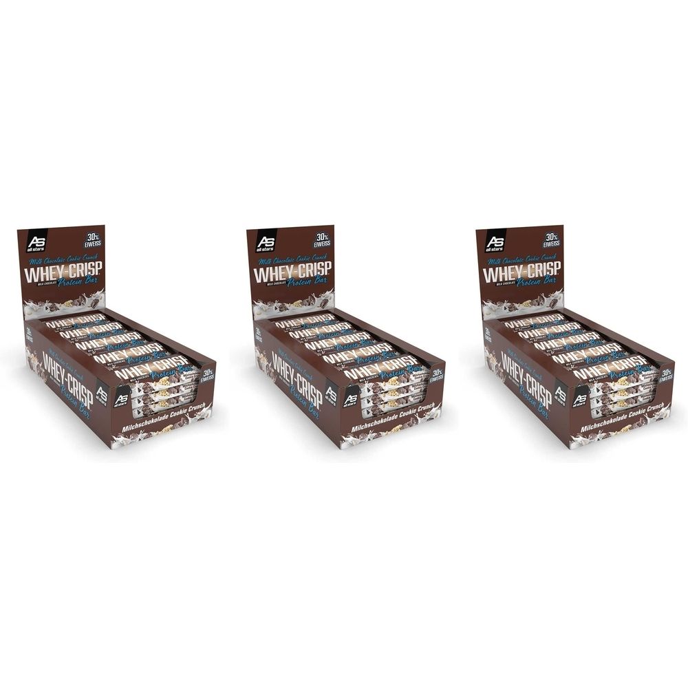 All Stars Whey-Crisp Bar Chocolate 50 g x 3 3x50 Riegel