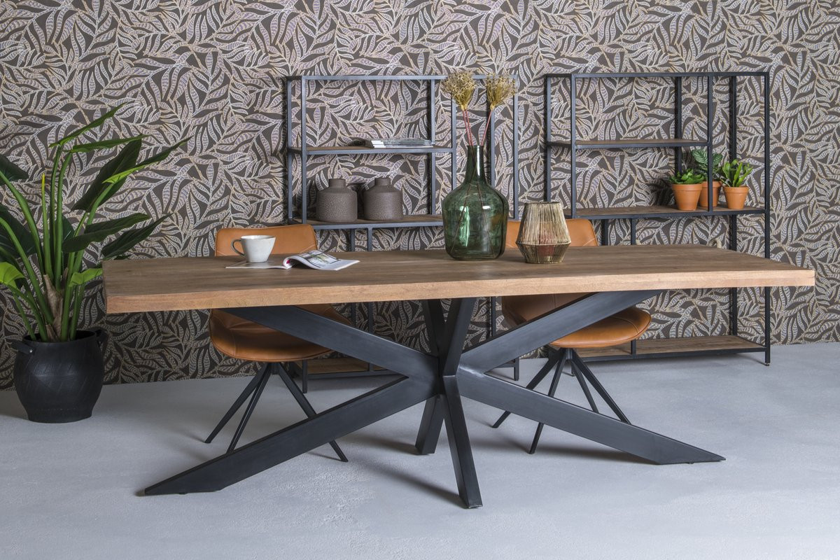 Livingfurn Eettafel Brix Sturdy Spider 200 cm