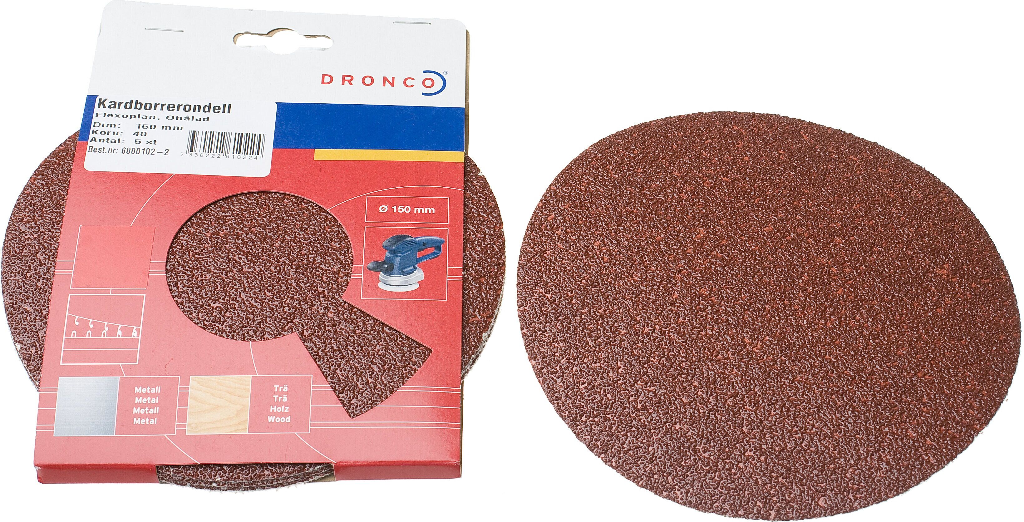 Dronco Kardborrerond 150, O-H, 5-pack