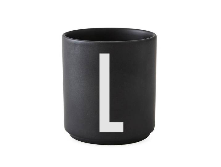 Design Letters - AJ Porzellan Becher L, schwarz