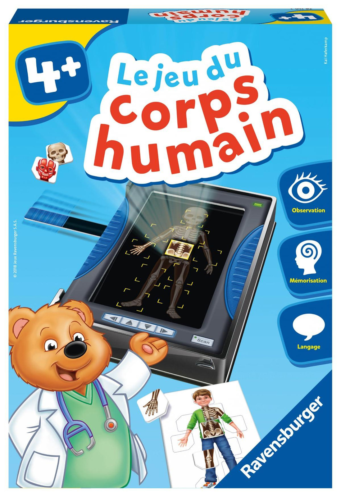 Ravensburger Het lichaam ontdekt 24116 B/D/H: 275 x 55 mm