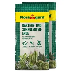 FLORAGARD® Kakteen- & Sukkulentenerde Spezialerde 2x 10L