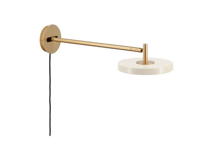Umage Applique murale Asteria Wall Long, Pearl white-brass