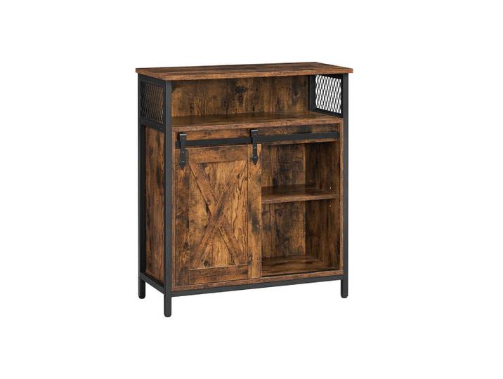 Hansiro Küchenschrank Aufbewahrungsschrank, Braun, 30x80x70 cm, Kleinmöbel, Kommoden, Kommoden