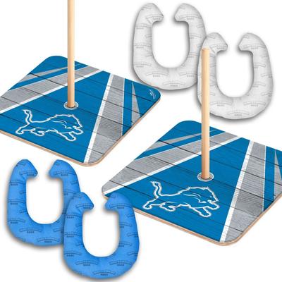 Skip's Garage Detroit Lions NFL Horseshoe Bags Toss Game