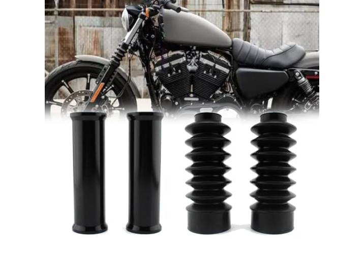 MKYOKO 4 Teile/Satz Motorrad Gabel Stoßdämpfer Abdeckung Gabel Rohr Abdeckung Für H&Arley D&avidson Sportster 883 1200 2000-2021 Motorrad
