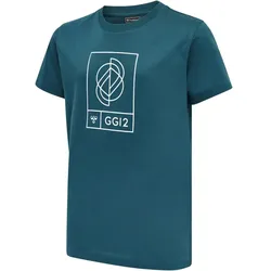 hummel GG12 Freizeitshirt Kinder deep lagoon 116