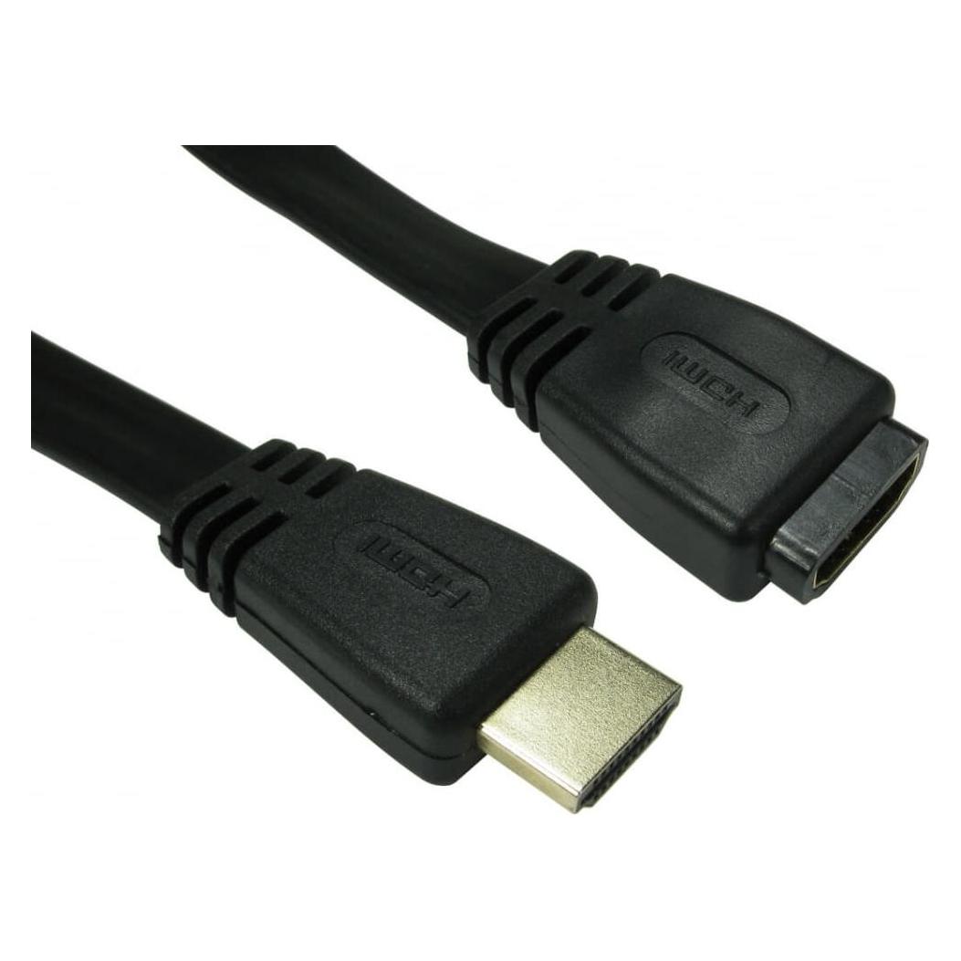 Cables Direct Cdl 2mtr HDMI M-F Flat Cable (2 m) (CDLHDFLAT-MF02K)