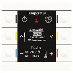 MDT Bedienzentrale Smart 86 6 Tasten reinweiß glänzend BE-BZS86.01