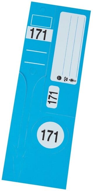 Kit de porte-clés II Eichner numérotés 1-300, bleu (9219-00952)