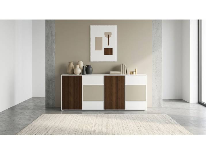 Modernes Sideboard nach Maß – gratis Magazin MDF Beschichtet MDF Weiß matt