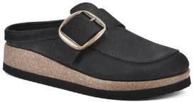 Women's Bueno Casual Flat by White Mountain in Black Leather (Size 11 M)