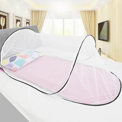 The Handy Homestead Foldable Single Bed Mosquito Net Tent Portable Travel Bed Net black
