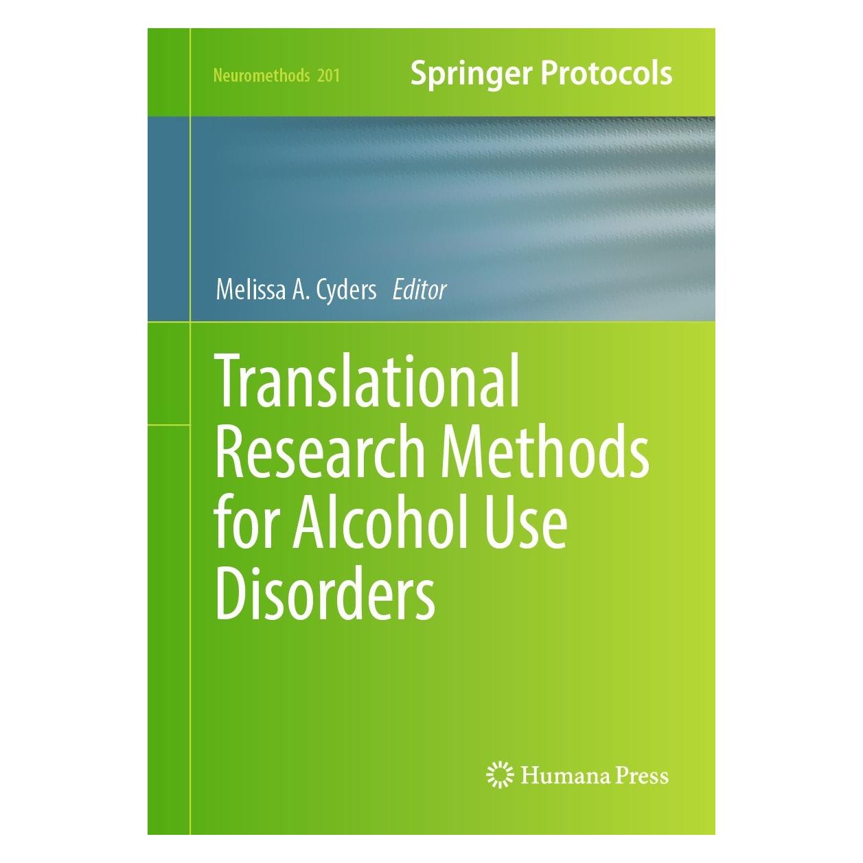 Springer Translational Research Methods for Alcohol Use Disorders (Englisch, Hardcover, Melissa A. Cyders) (9781071632666)