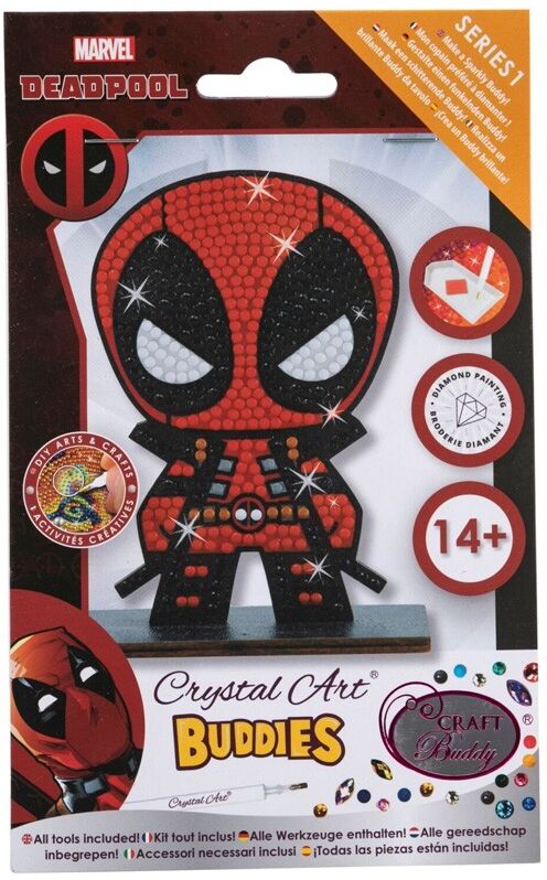 CRYSTAL ART Kit figurine à diamanter Deadpool